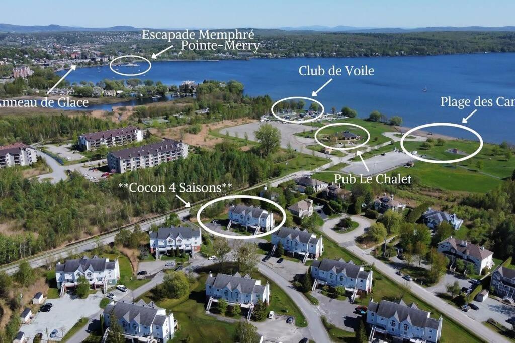 *Nouveaute* Foyer Au Bois, Plage, Montagne Et + Magog Dış mekan fotoğraf